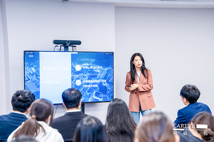 知名人力资源服务商Ebpay(中国)国际财务负责人向拜访嘉宾分享企业财务管理经验